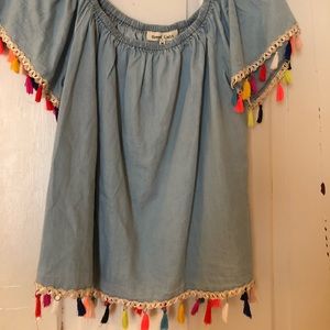 Colorful Tassel top